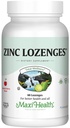 Maxi-Health Zinc Lozenges - Citrato de zinco 10mg - com vitamina C - sabor de cereja - 60 Mastigables - Kosher