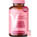 Optimal Prime Vaginal Probióticos para Mulheres com Prebióticos, Extrato de cranberry, e uma mistura de Lactobacillus Probiótico, Suporta Flora Vaginal Saudável, Controle de Odor, equilíbrio de pH, 60 Cápsulas