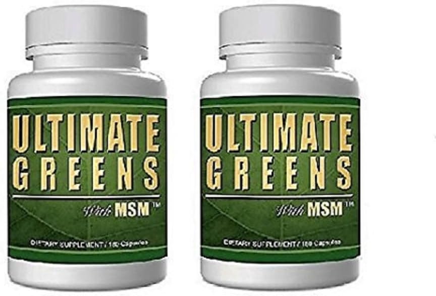 Saúde diária, Ultimate Greens com HSH 360 Cápsulas, 1925mg Vegan Friendly Toda a Alimentação Suplemento Superalimentar Não Glúten Glúten Free Nutrientes Alcalizantes 2 Meses Fornecimento