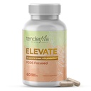 Elevação – Suporte de Lactação Focada PCOS com Orgainc Cabra Rue, Mane Leão, Shatavari & Ceilão Canela – Vegan, Não-GMO, Suplemento de ervas para mães amamentando – 60 Cápsulas