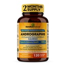 SANDHUHERBALS Sandhu Herbals Andrographis Paniculata Kalmegh para o suporte imunológico e de saúde do fígado, 120 cápsulas vegetarianas, 2 meses de fornecimento, complexo vegetariano de ervas ayurvédicas