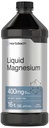 Horbaach Líquido Magnésio 16 fl oz Complexo de Minerais de Traço Vital com Sulfato, Lítio e Borom Vegetariano, Não-GMO e Suplemento Glúten