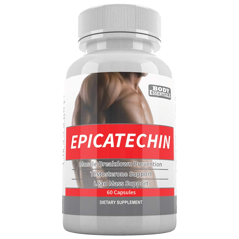 EPICATECHIN - 60 Cápsulas - 300mg por serviço Maximize o crescimento muscular - Aumentar a síntese de proteínas, ganhos, músculo magro - Aumentar a força e diminuir a gordura corporal