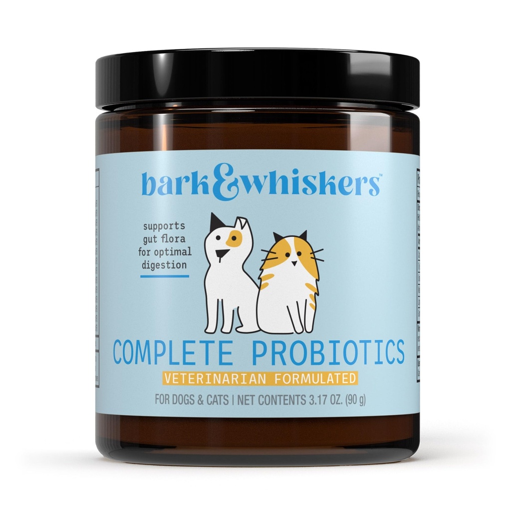 Dr. Mercola, Probióticos Completos, para Gatos e Cães, 3,17 oz (90 g), Suporta Função Imune, Suporte Digestivo, Não OGM, Sem Soja, Sem Glúten