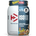 Dymatize x Fruity Pebbles ISO100 Whey Protein Powder Isolate, 25g de proteína, 20 Servings, 5,5g BCAAs, 120 Cal., Gluten Free, 1g Fat, 1g Sugar, 2g Carb (24 Servings)
