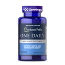 Orgulho de Puritano Um Multivitamínico diário de homens, Suplemento dietético para apoiar coração e saúde reprodutiva masculina com vitamina A, C, D, E, e zinco, suprimentos de 3 meses, 100 Conde*
