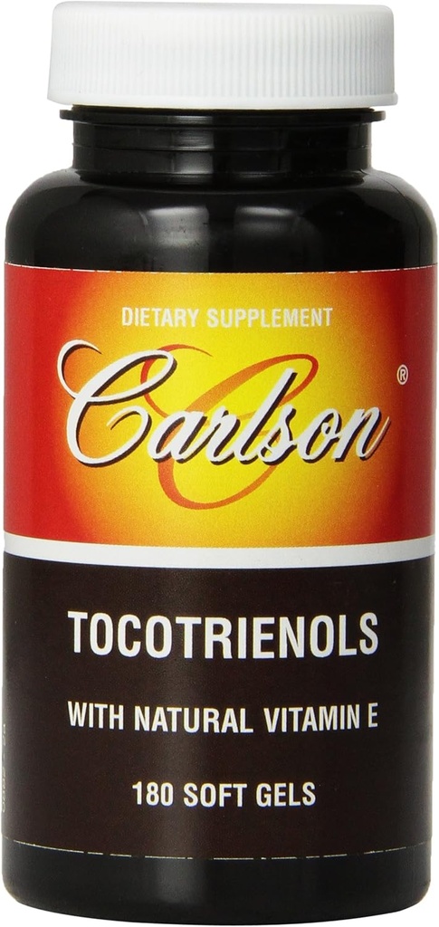 Carlson Labs Tocotrienols com Vitamina E Natural, 180 Softgels