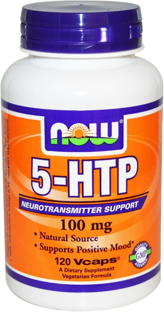 Agora Alimentos, 5-HTP 100 mg Vegetariano, 240 Cápsulas (120 x 2 Pk)