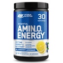 Optimum Nutrition Amino Energy - Pré-treino com chá verde, BCAA, Aminoácidos, Keto Friendly, Extrato de café verde, Energia em pó - Limonada de mirtilo, 30 Servings (Packaging May Vary)