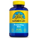 Vida da natureza Picolinato de zinco 30mg Plus 2mg de cobre - Suplemento de zinco quelado para Imune, Cardiovascular, Pele, Função Celular e Apoio Músculo - 60-Dia Garantia - 250 Servões, 250 Cápsulas