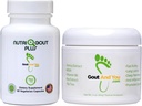 NutriGout Plus Suporte de ácido úrico e creme tópico de alívio terapêutico com extrato de Arnica