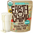 TerraChimp Organic Vegan Protein Powder - com Probióticos - Não OGM, Leite Livre, Não Whey, Planta Based Protein Powder for Women and Men, Gluten Free - 26 Servings 32 Oz (Plain & Undoced)