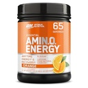 Optimum Nutrition Amino Energy - Pré-treino com chá verde, BCAA, Aminoácidos, Keto Friendly, Extrato de café verde, Energia em pó - Refrigerador laranja, 65 Servings (Pacote em maio Vary)