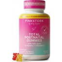 Pastilhas de Vitamina Pós-Natal de Cegonha Rosa - Multivitamina para Recuperação e Lactação Pós-parto Suporte - Ácido Fólico, B6, & Vitamina C - Essenciais Pós-Natal - 60 Vitaminas Gummy