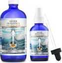 Pacote líquido de prata coloidal HOLISTICS – Inclui Spray de prata coloidal (4 OZ) e solução de refil (16 OZ) com Dropper grátis - Suplemento de suporte imunológico para crianças, adultos e animais de estimação