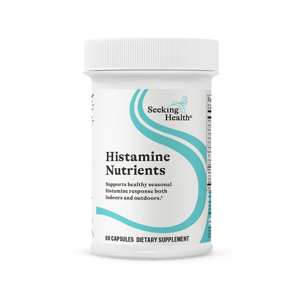 Procurando Nutrientes Histamínicos de Saúde - Suplemento de Suporte de Histamina Sazonal com Vitamina B1, Zinco e Vitamina B3 - Resposta à Histamina de Ajuda - 60 Cápsulas