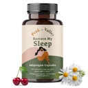 Peak + Valley Natural Sleep Aid for Adults - 60 Cápsulas para Sono Profundo - 3 mg Melatonina, L Theanina, Camomila, Ashwagandha - Pílulas para Dormir com Ervas Naturais - Ajuda ao Sono Calmante