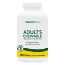 NaturesPlus Multivitamin mastigável adulto - 180 Comprimidos vegetarianos - sabor abacaxi - Suplemento de alimentos integrais naturais para a saúde geral, energia - sem glúten - 180 Servings