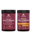 Nutrição antiga Pó de proteína de colágeno multi, sem sabor, 45 Servings + Pó de proteína de colágeno multi, Restauração de intestino, 20 Servings