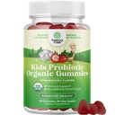 Imune Booster Kids Probiótico Gummies - Bacillus Subtilis Probiótico para Crianças Estômago Chateado Corpo Limpar Imune Boost e Colon Detox - Resgate Obstipação e Saúde Digestiva Vitaminas Gummy