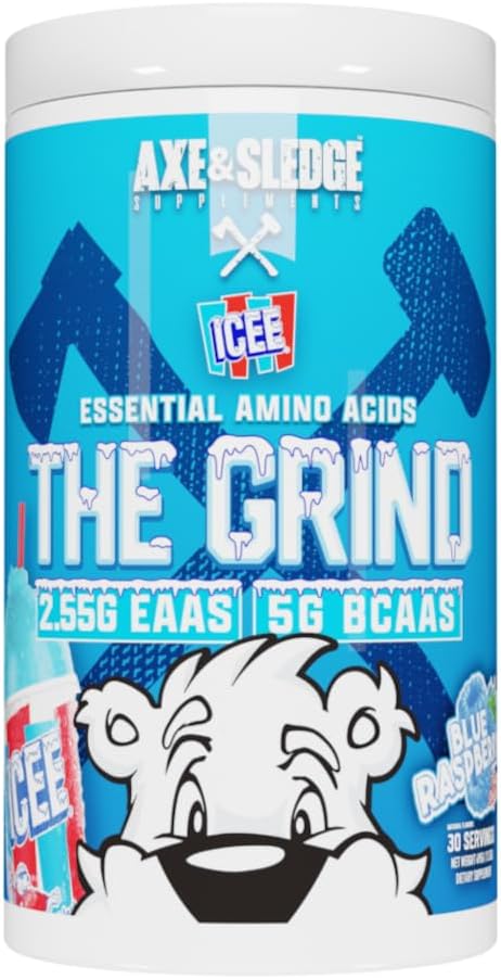 Os Aminoácidos Essenciais Grind, Aminoácidos de cadeia ramificada, 30 Servings (ICEE Framboesa Azul)