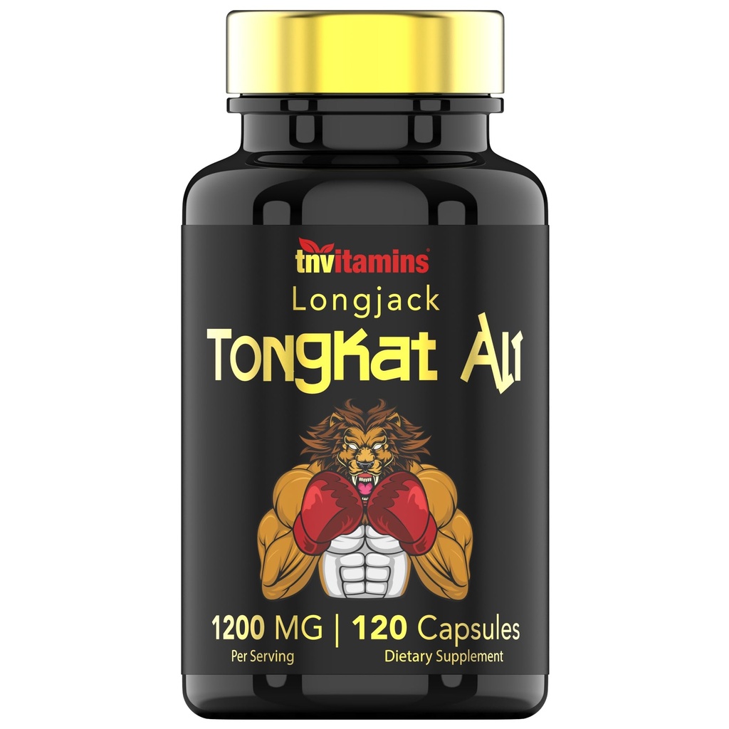 Tongkat Ali para homens: 1200 mg x 120 Cápsulas Também conhecido como Longjack Root , 100% All-Natural & Ultra Potent Tongkat Ali Suplemento , Energia, Potência, Força, Desempenho Atlético, & Nutrição Desportiva