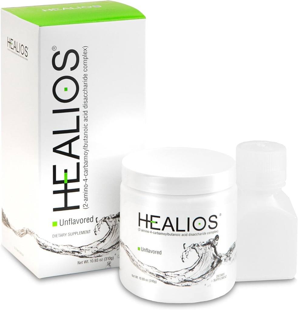 Healios Saúde Oral sem sabor e Suplemento Alimentar, Forma de Pó, Naturalmente Fonte L-Glutamina Trealose L-Arginina, 10.93 Ounces