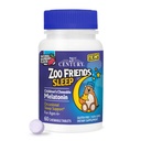 21o século Zoológico Amigos dormir mastigado Melatonina, framboesa sabor, 60 Contagem