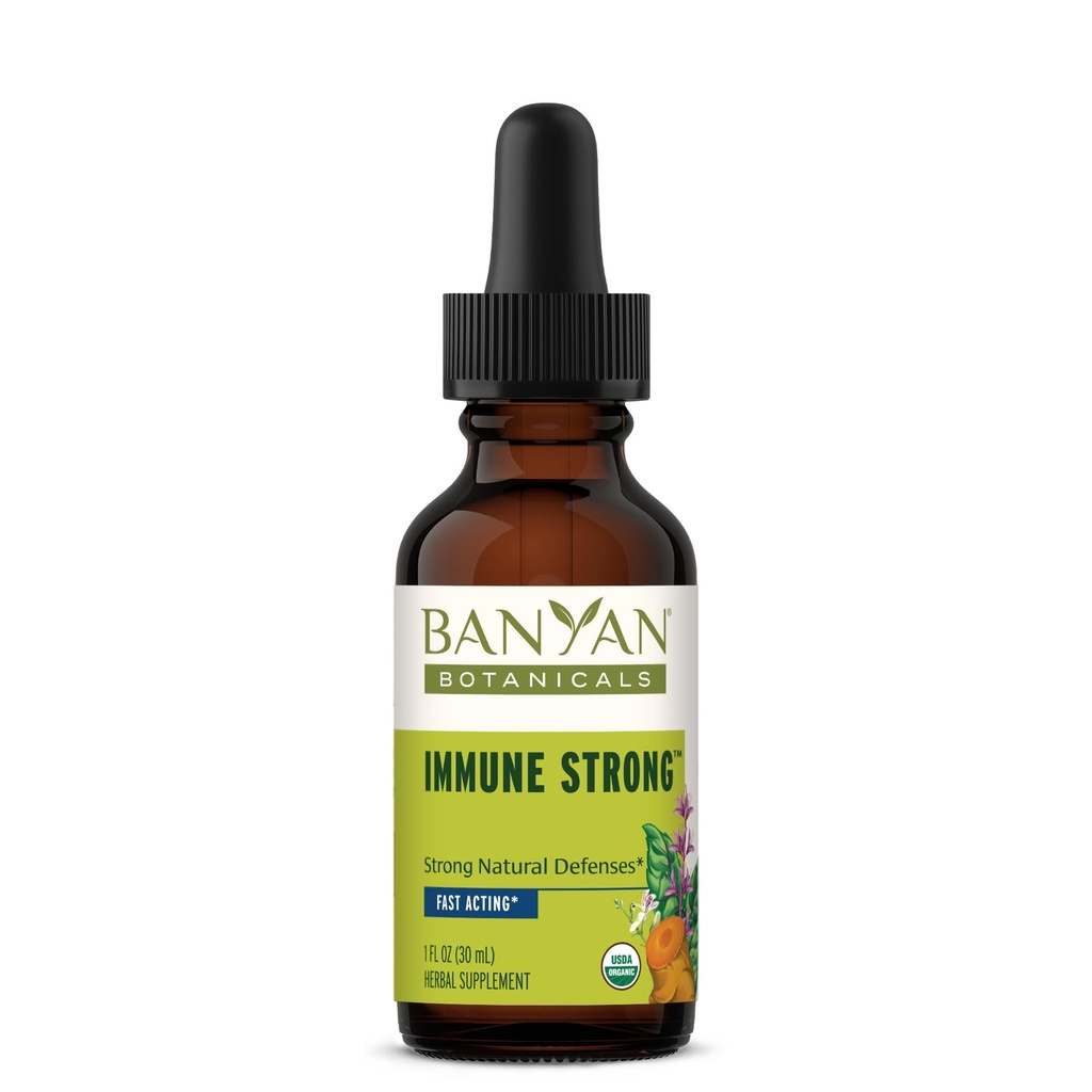Banyan Botanicals ImmuneTM Strong Liquid Extract - Suporta um Sistema Imune saudável* - Sustentável Fonte, Certificado Orgânico, Comércio Justo