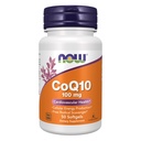 Now Supplements, CoQ10 (Coenzyme Q10) 100 mg, Pharmaceutical Grade, Cardiovascular Health*, 50 Softgels