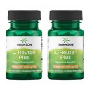 Swanson L. Reuteri Probiotic Plus w/L. Rhamnosus L. Acidophilus & FOS Suporte Digestivo Prebiótico - Promove Gut Health w/ 7 Bilhões UFC por cápsula - (30 Cápsulas Veggie) (2 Embalagem)