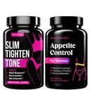 Unaltered Belly Fat Burner & Appetite Supressor - pacote de perda de peso para as mulheres - 1 mês de fornecimento