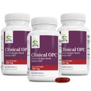 Terry Naturalmente Clinical OPC Força Extra - Saúde Cardiovascular & Apoio Focal - Suplemento com Extrato de Sementes de Uva - Suplemento de Suporte Imune - 60 Softgels (Pacote de 3)