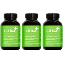 HUM Gut Instinto Probióticos Diários para Mulheres e Homens, Saúde Digestiva, Lactobacillus, Bifidobacterium Strains para Apoio Imune, Suplemento Probiótico para Diversidade Gut Saudável, 90 Cápsulas