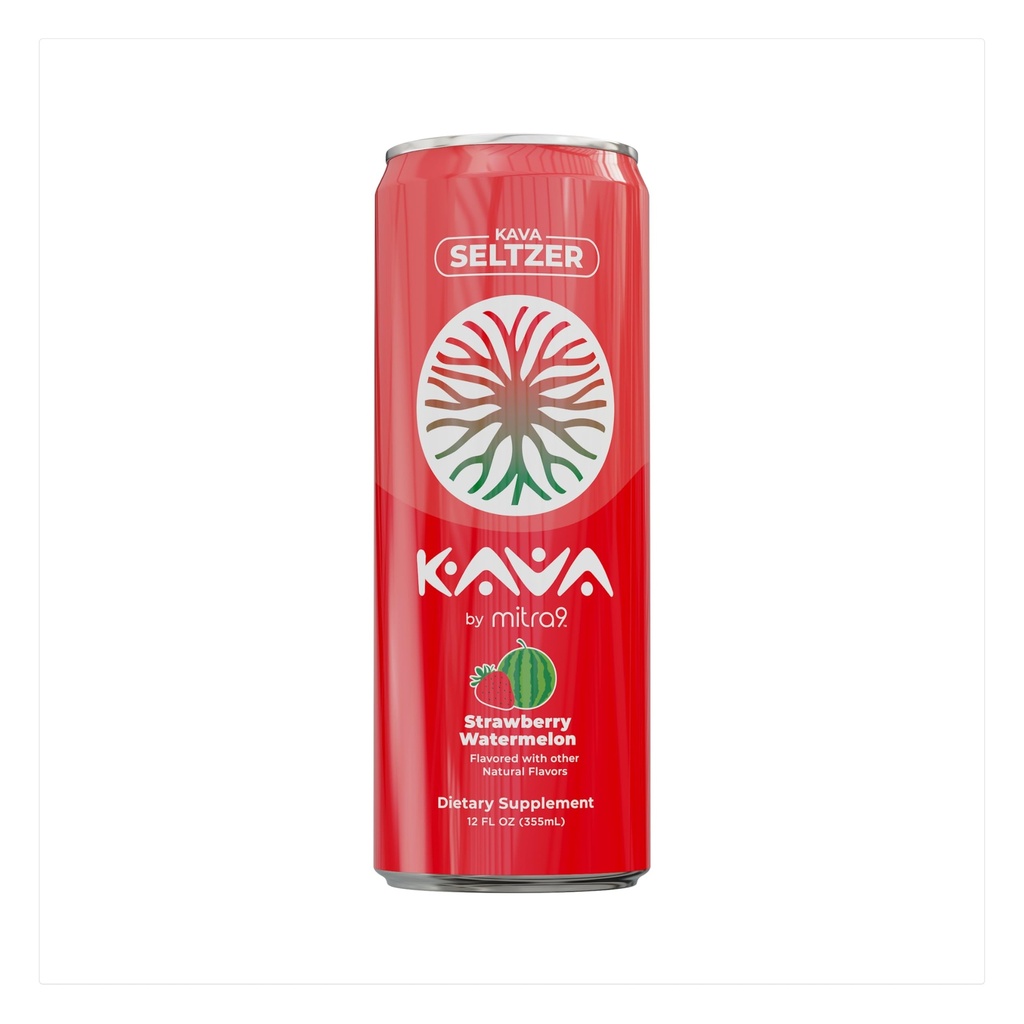 Bebidas botânicas MITRA9 - Melancia de morango Brilhando Kava Bebida com extrato de raiz Kava - Enhancer de humor - Baseada em plantas - Promove calma natural e claridade (12 Fl. Oz) (4)