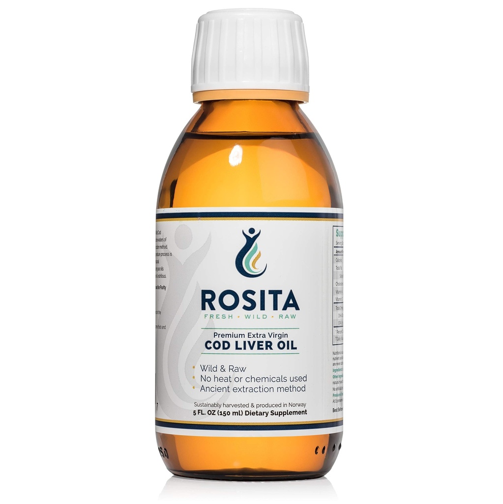 Óleo de fígado de bacalhau extra de Rosita