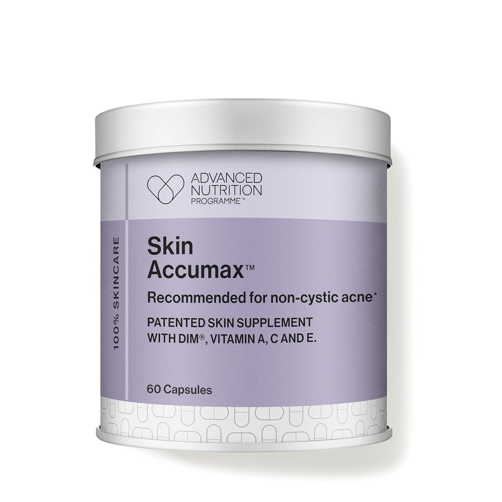 Jane Iredale Pele Accumax Nutricional Suplemento Cápsulas Melhorar Acne & Promover a pele saudável contém vitamina A, C e E Vegan & Gluten-Free