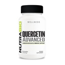 NutraBio Quercetin Advanced with Added Vitamina C and Bromelain - Potent Antioxidant - 90 Cápsulas
