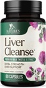 Fígado Cleanse Detox & Repair Formula - 20-in-1 Suplemento avançado de suporte de fígado com cardo de leite de silimarina, raiz de dente-de-leão, extrato de alcachofra, alcaçuz, cholina, & beterraba - 60 cápsulas de legumes