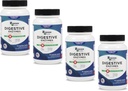Zenesis Labs Enzimas Digestivas - com Amylase, Bromelain, Protease, Lipase & 14 Outras Enzimas Bulk 360 Fonte da cápsula (4 Frasco - 90 Cápsulas / Garrafa)