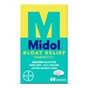 Midol Bloat Relief Caplets com Pamabrom, aliviar sintomas de inchaço antes e durante o seu período, fornece até 6 horas de alívio para as mulheres, 60 Conde