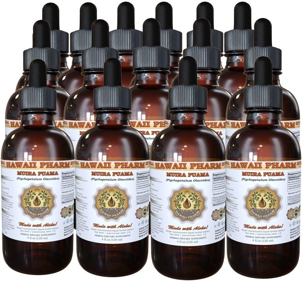 Muira Puama Liquid Extract, Organic Muira Puama (Ptychopetalum Olacoides)