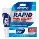 Abreva Tratamento de feridas frias Creme de alívio rápido da dor - 1 tubo, 3 gramas