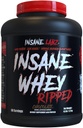 Loucura Labz Whey Insane Ripped, Lean Muscle Building Protein com L-Carnitina e CLA óleo em pó, £ 60 Servings, Chocolate