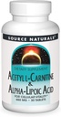 Fonte Naturals Acetil L-Carnitina e Ácido Alfa-Lipoico 650mg - 30 Comprimidos