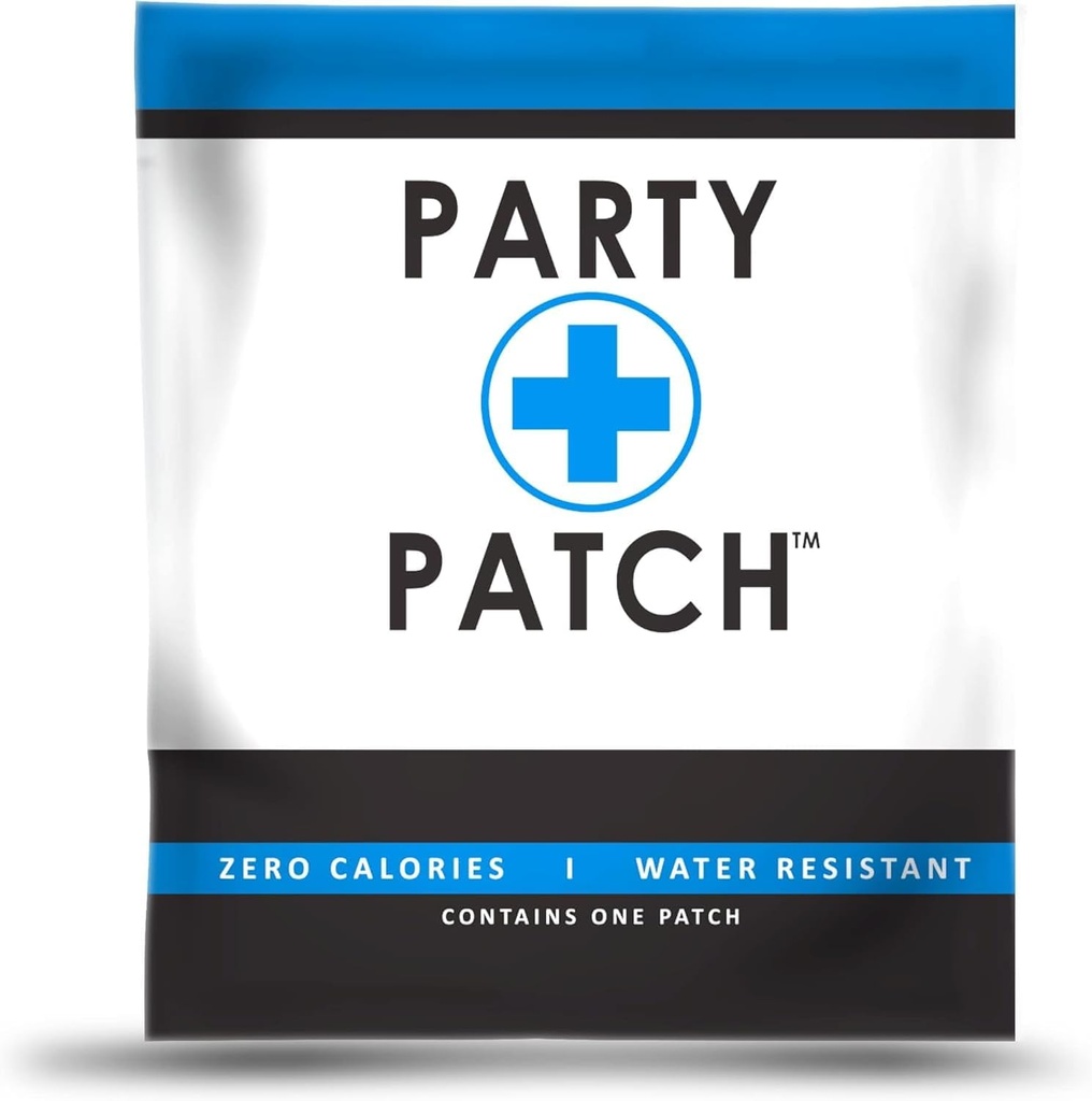 Zero Calorias, Resistente à água Recuperação Patch para festas e noites fora - 5 Pack