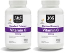 365 por mercado inteiro de alimentos, vitamina C 500Mg, 250 comprimidos (Pacote de 2)