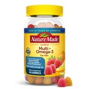 Nature Made Mens Multivitamin Gummies com Omega-3, Gummy Multivitamins Mens para apoio nutricional diário, 80 Gummy Vitaminas e minerais, suprimentos de 40 dias
