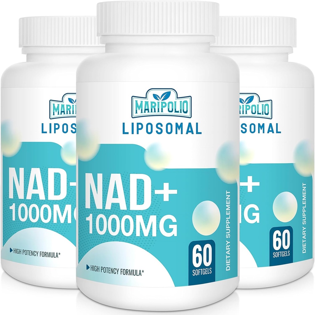 Nad lipossomal + Suplemento 1000 mg . mais alto NAD Pontecy    . Max Absorção . Puro NAD Suplemento . . Reparo de Energia e DNA, Envelhecimento Defesa, Função Cérebro . . 180 Softgels
