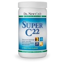 Dr. Newton Naturals Super C22 Efervescente Vitamina C Fizzy em pó mistura de bebida com 22 fontes naturais de vitamina C – 1500mg -8,9 Ounce Can